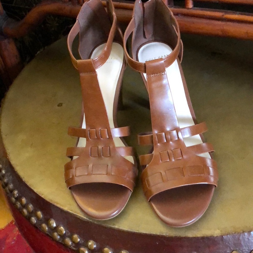COLE HAAN Casy High Sandal Woodbury